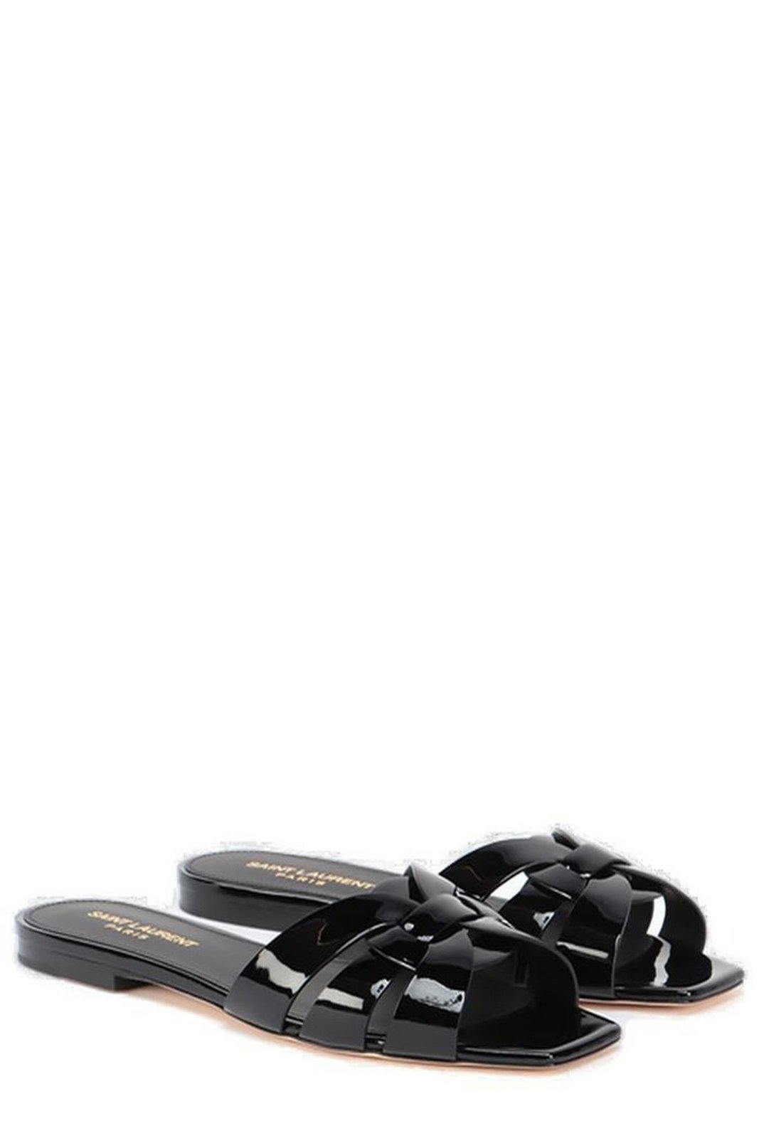 Saint Laurent Tribute Open Toe Mules