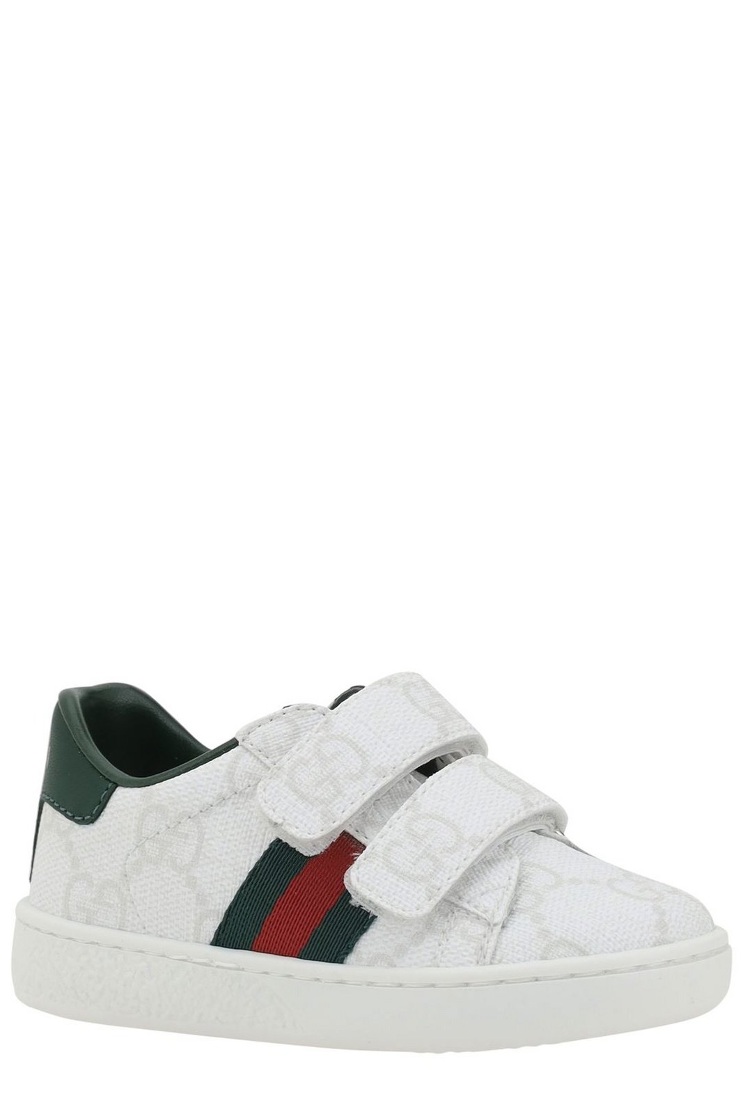 Gucci Kids Logo Printed Touch-Strap Sneakers