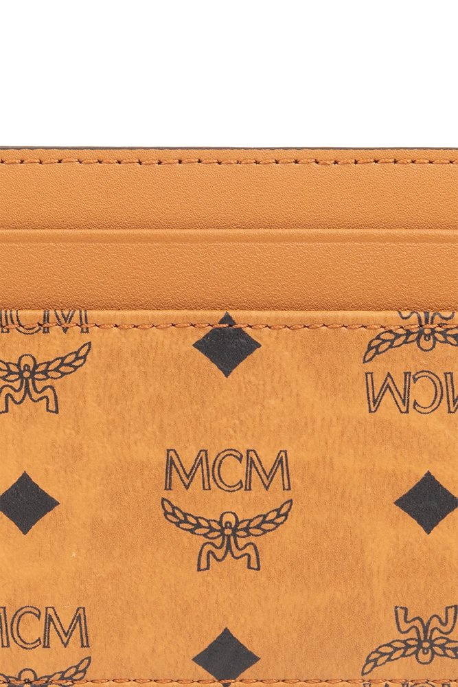 MCM 올오버 로고 프린트 카드홀더