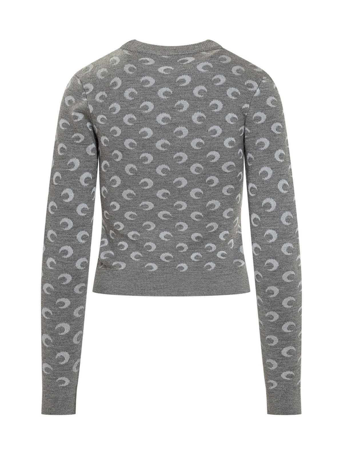 Marine Serre Moon Jacquard Knitted Sweater