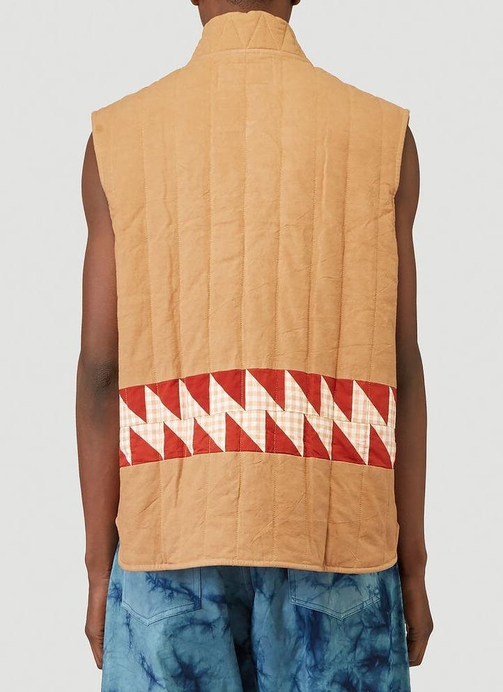 トップス Story mfg Saturn vest Saturn Vest - Tales Patchwork – Story mfg.