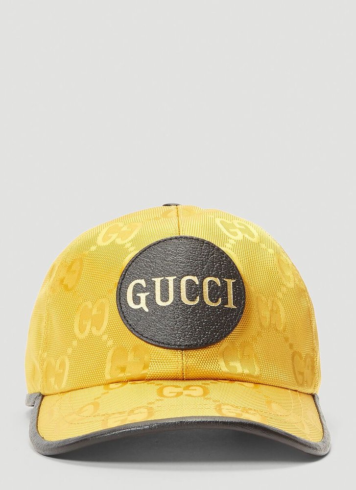 GUCCI帽子 GUCCI 皮革帆布太阳GG 帽子58 厘米中号M BUCKET FEDORA 帽子