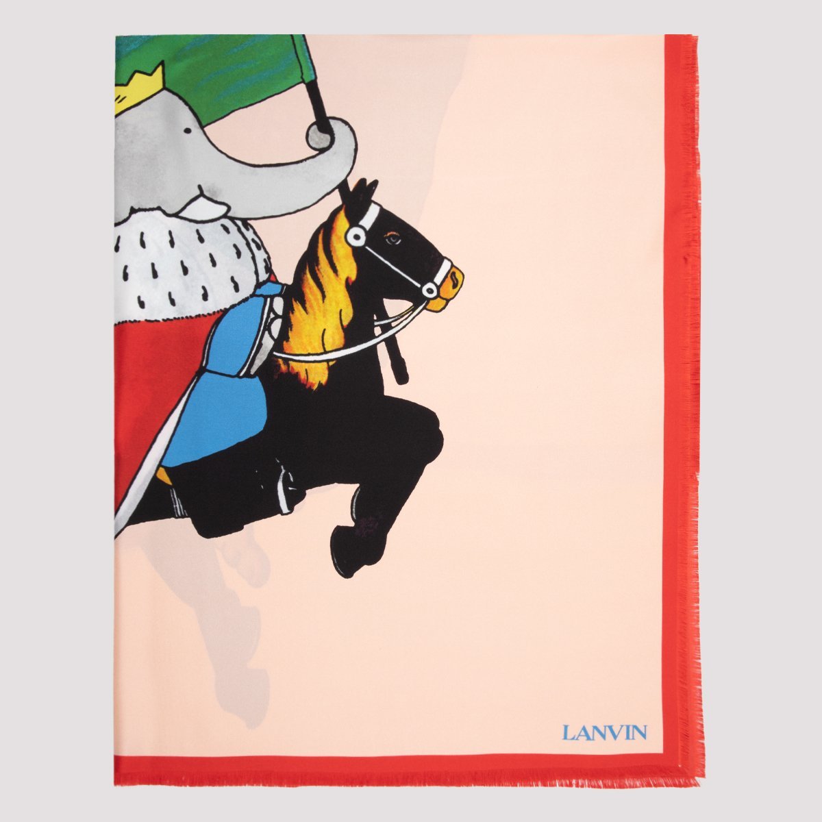 Babar Lanvin Scarves Lanvin Babar Print Square Scarf – Cettire