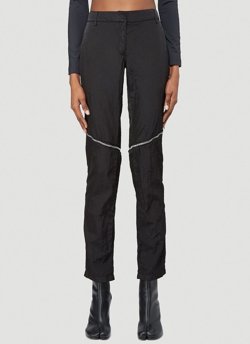 【関税込み】1017 ALYX 9SM パープル ジッパー レギンス 1017 Alyx 9sm for Women FW25 Collection | SSENSE