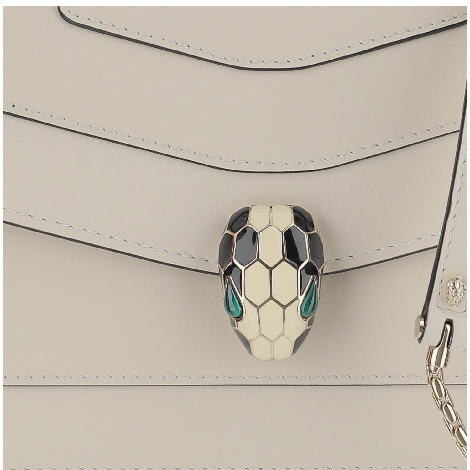 メル28842様 BSCDサラ　シルバー Bulgari Serpenti Forever Small Crossbody Bag – Cettire