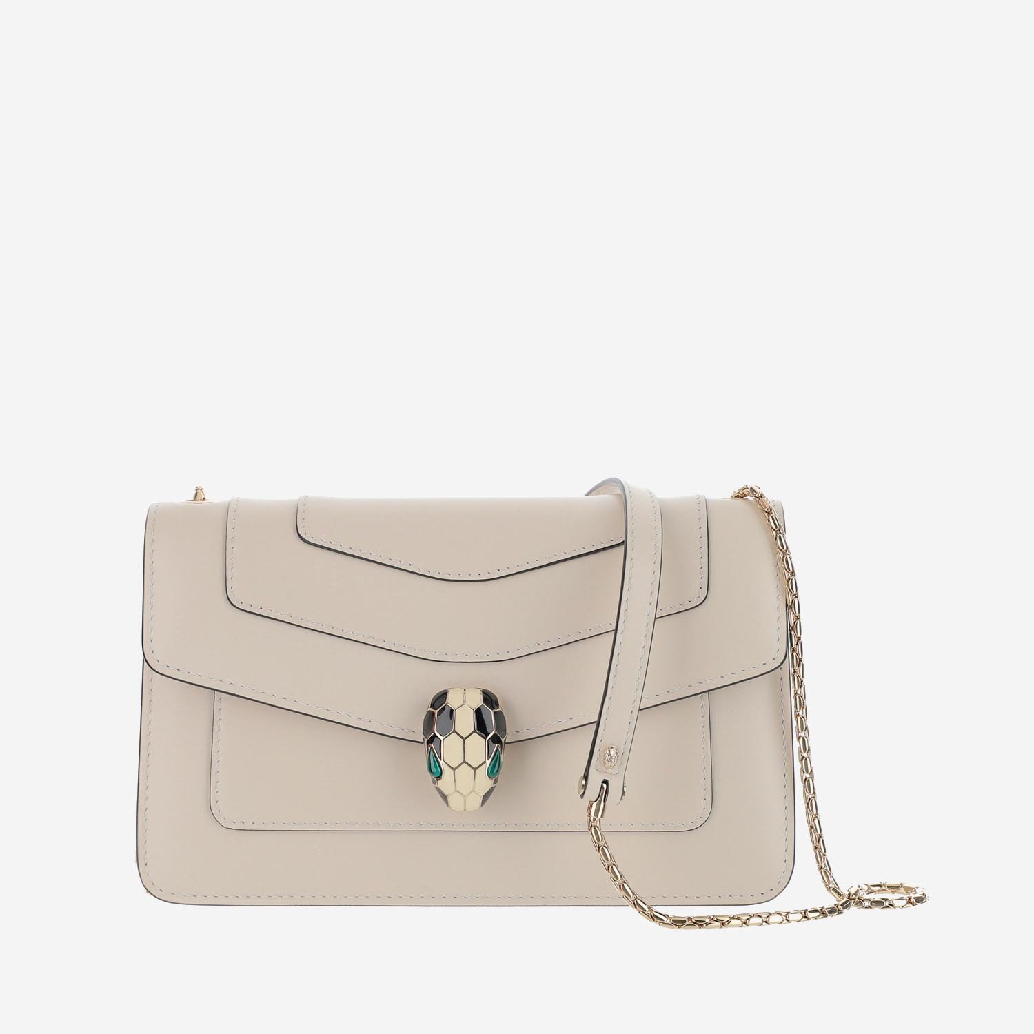メル28842様 BSCDサラ　シルバー Bulgari Serpenti Forever Small Crossbody Bag – Cettire