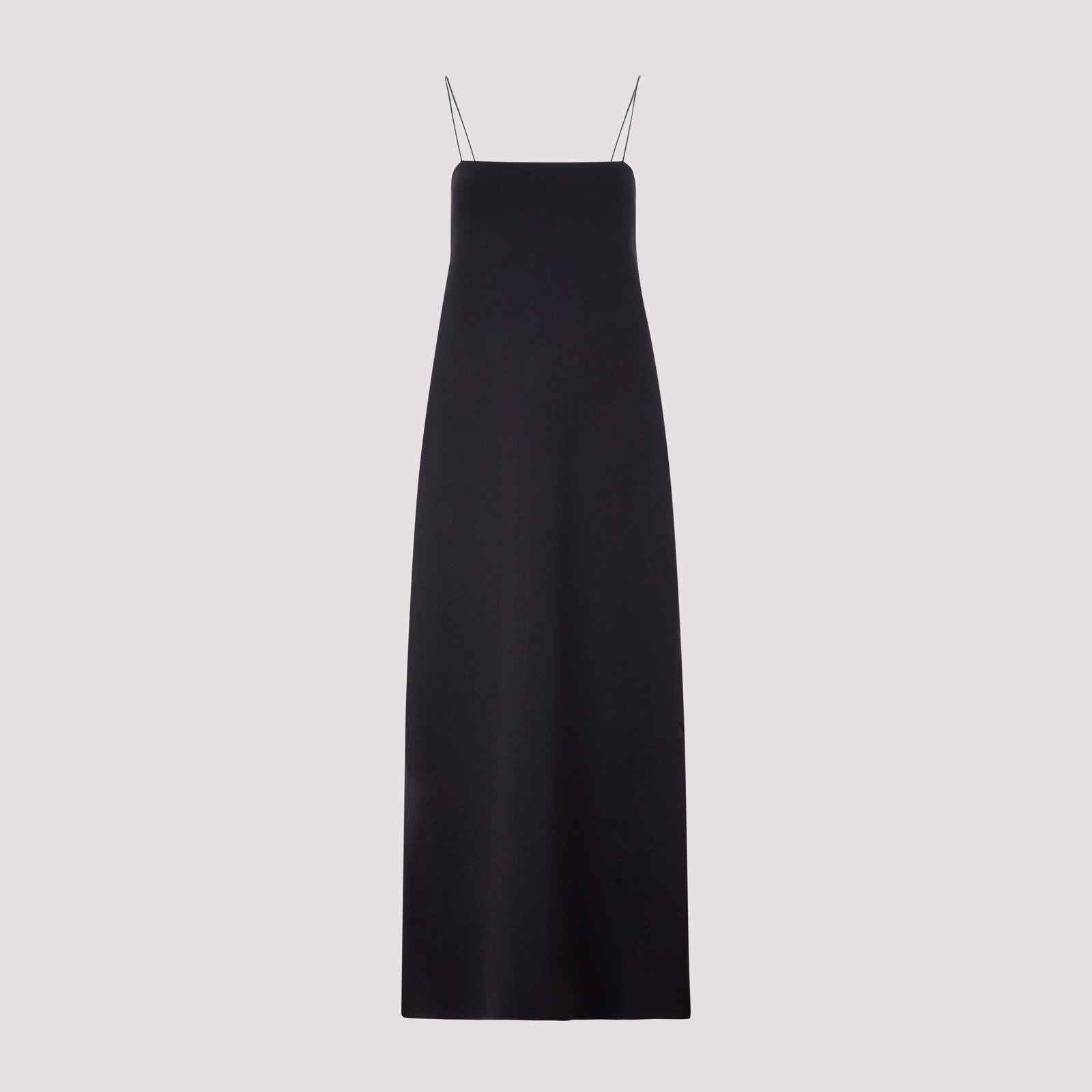 送料関税込★THE ROW★ボーヴォワールシルク&ウールドレス The Row Cenoa Square-Neck Dress – Cettire