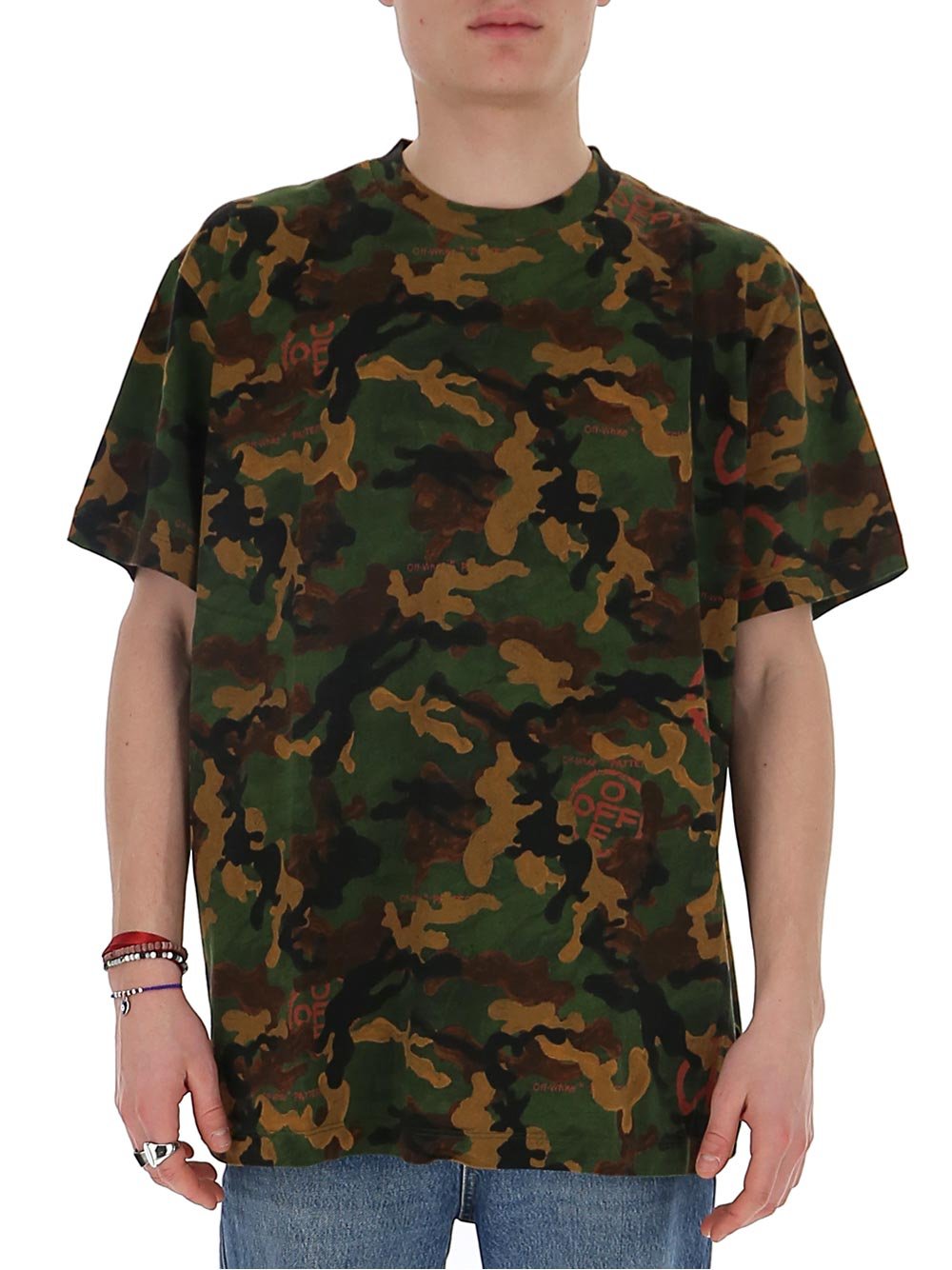 Off-White Camouflage T-Shirt – Cettire
