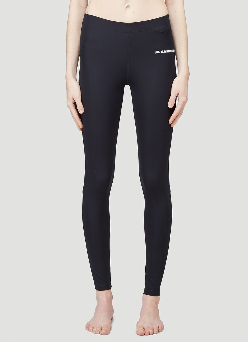Jil Sander Logo Print Sport Leggings 