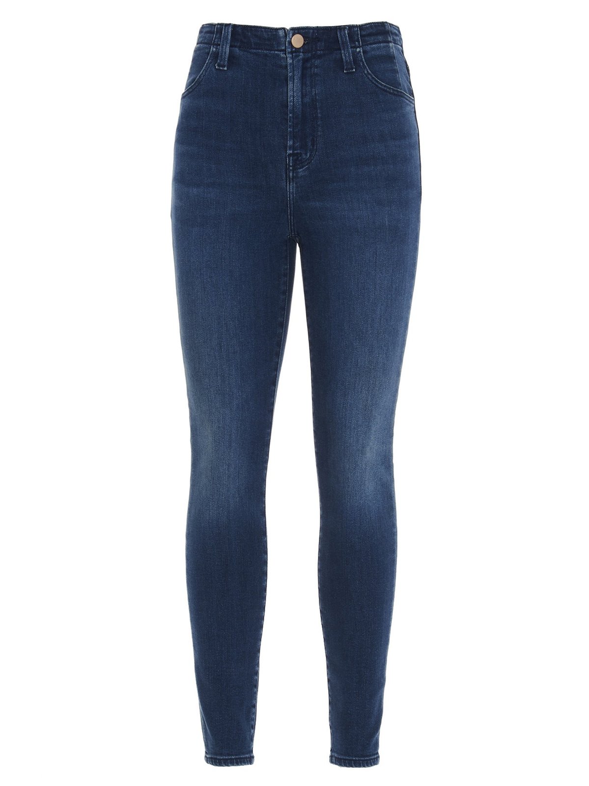 J Brand Darted High-Rise Skinny Jeans 