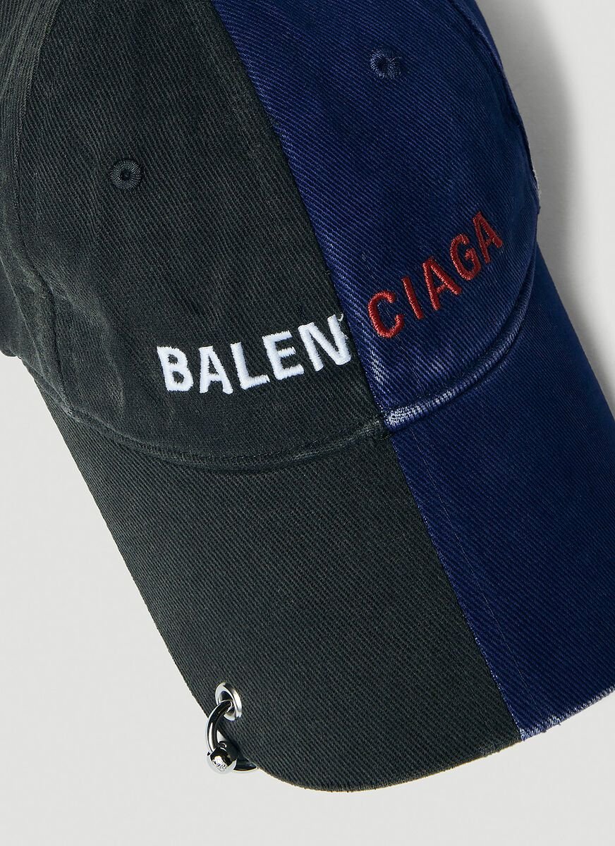 balenciaga 青 グラデーション キャップ M 中古・古着通販】BALENCIAGA (バレンシアガ) FW17 キャンペーンロゴ