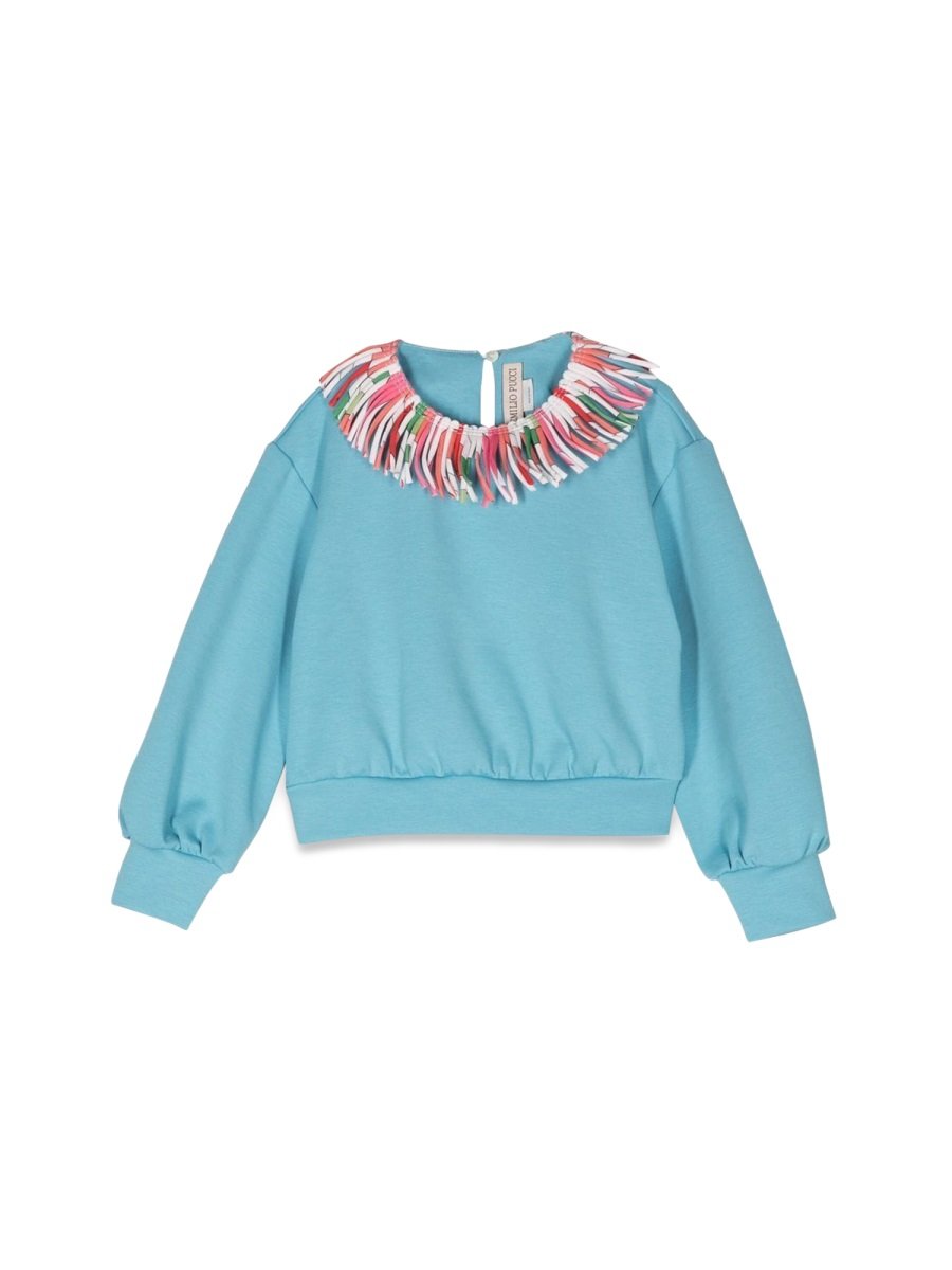 Emilio Pucci Fringed Crewneck Sweatshirt