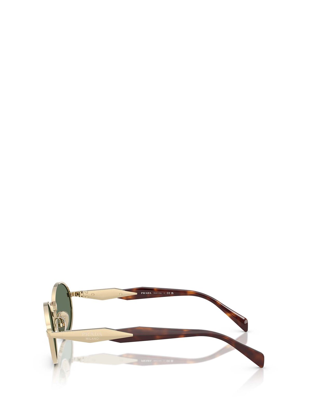 Prada Eyewear Oval Frame Sunglasses