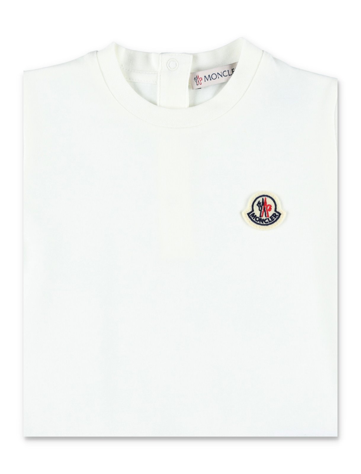 Moncler Enfant Logo Patch Gathered Dress