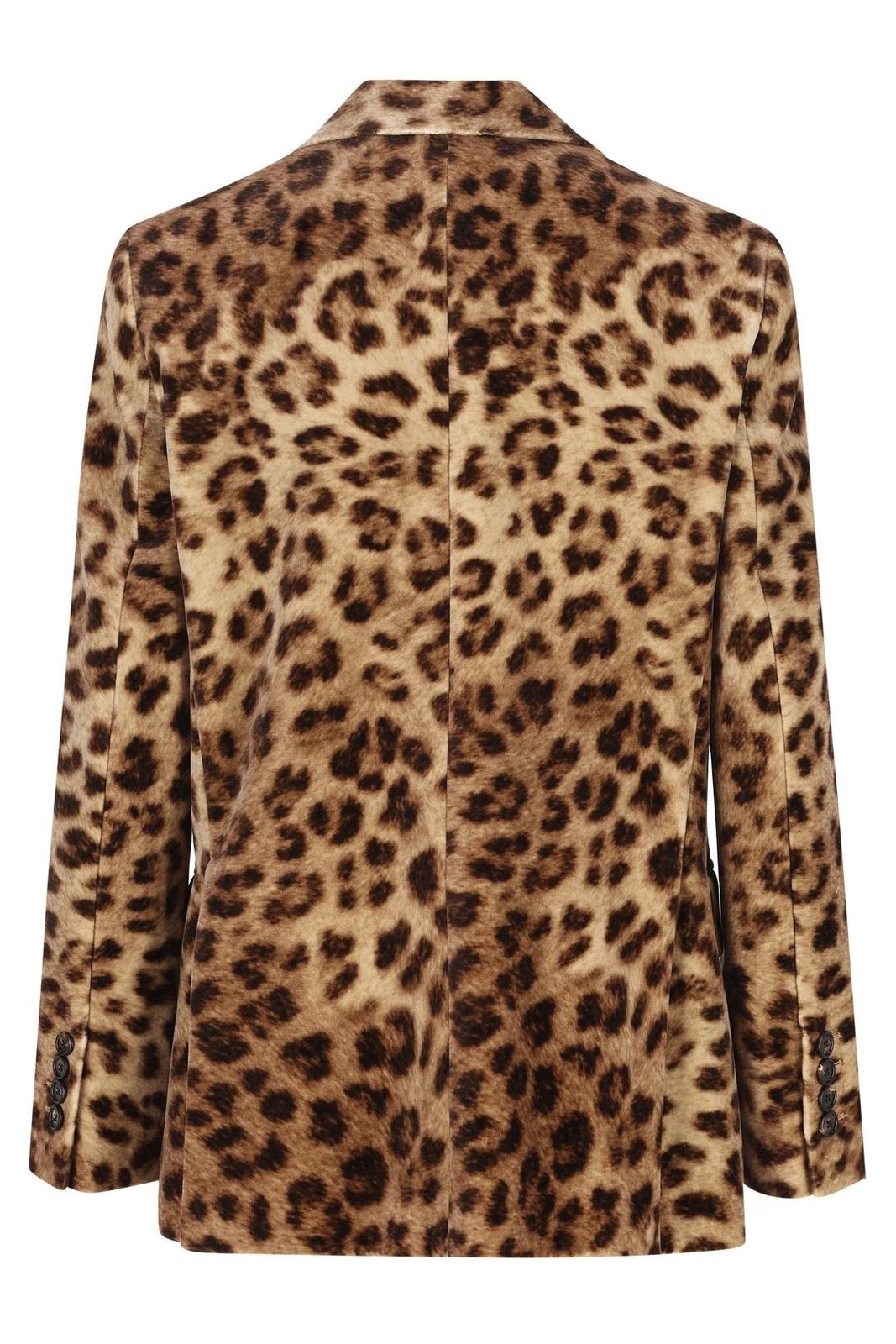 Chloé Leopard Printed Single-Breasted Jacket