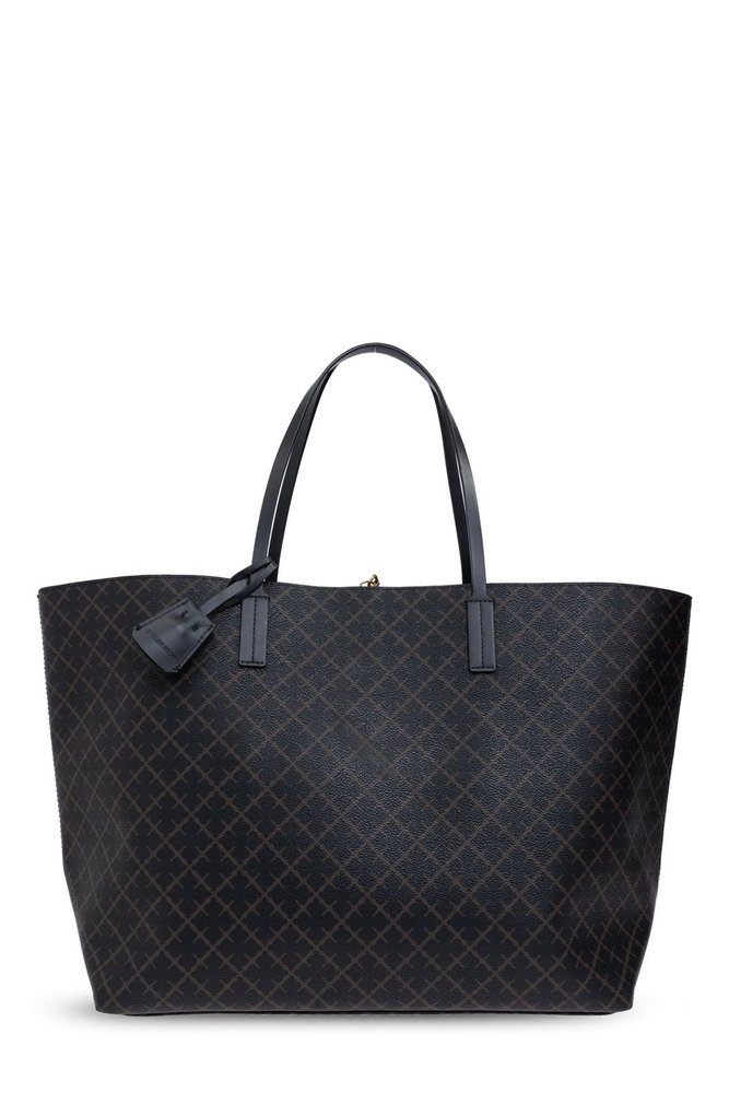 BY MALENE BIRGER 아비 기하학 프린트 토트백