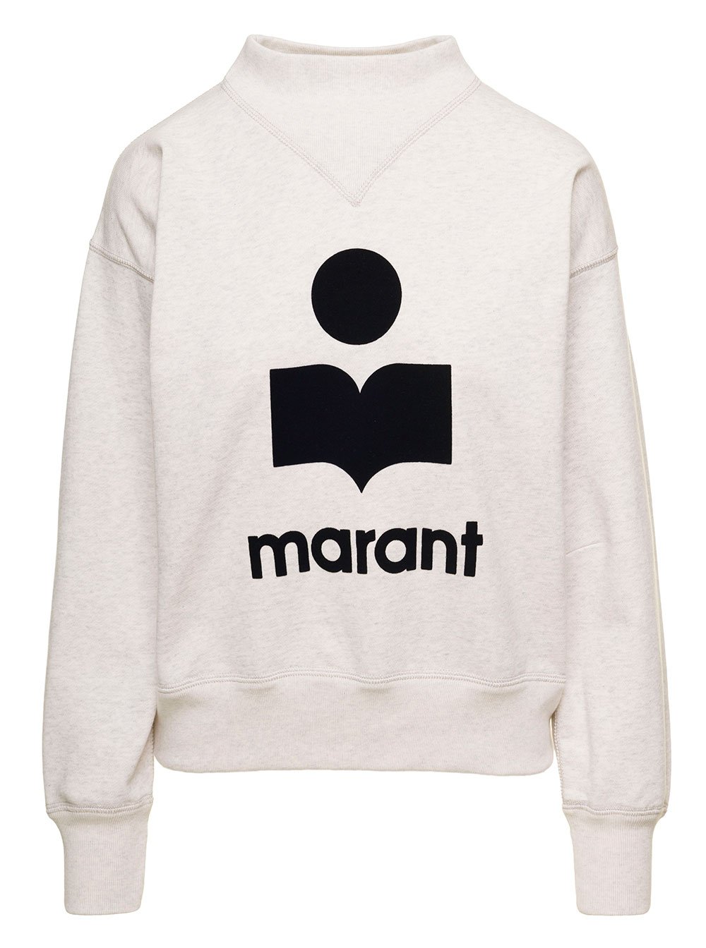 Isabel Marant Étoile Moby High Neck Logo Sweatshirt