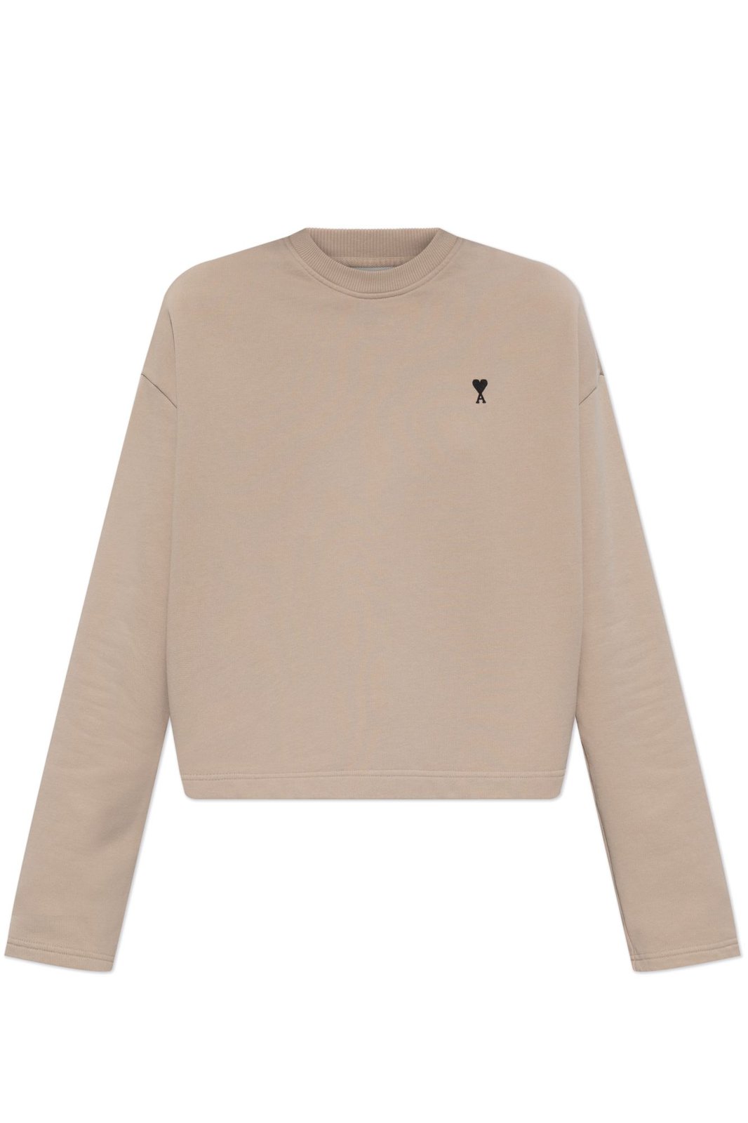 AMI Paris Logo Detailed Crewneck Sweatshirt
