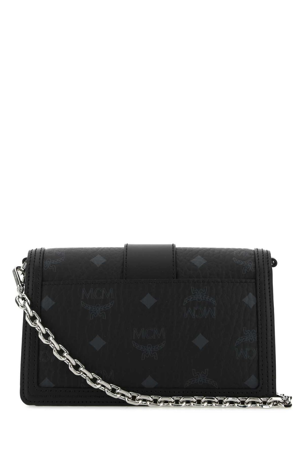 MCM Logo Detailed Chained Shoulder Bag