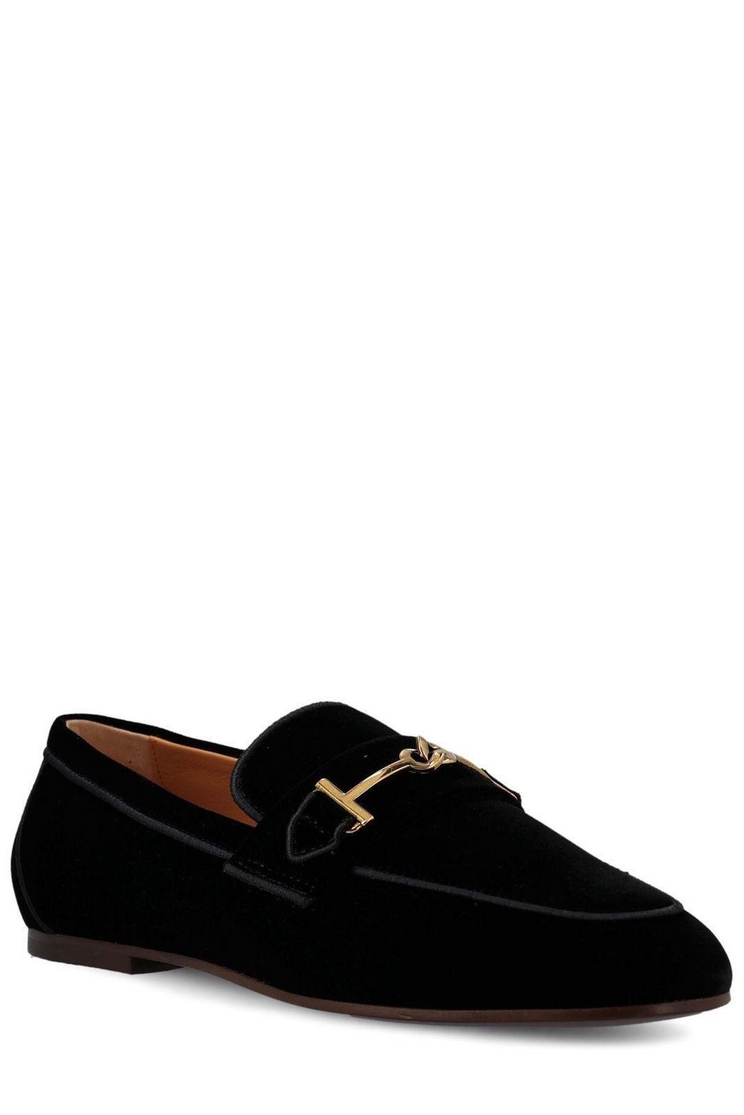 Tod's Round Toe Velvet Loafers