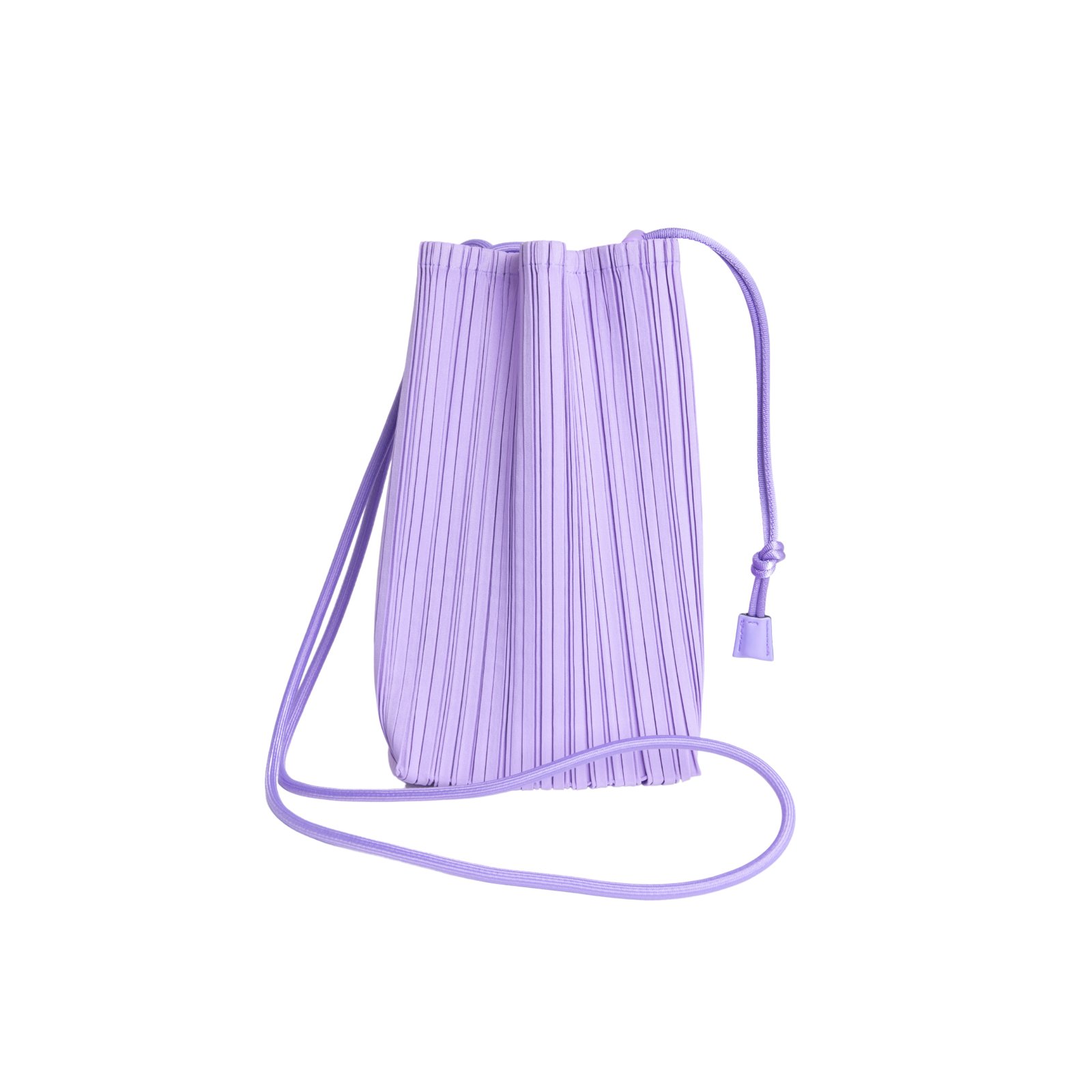 Pleats Please Issey Miyake Pleated Drawstring Tote Bag