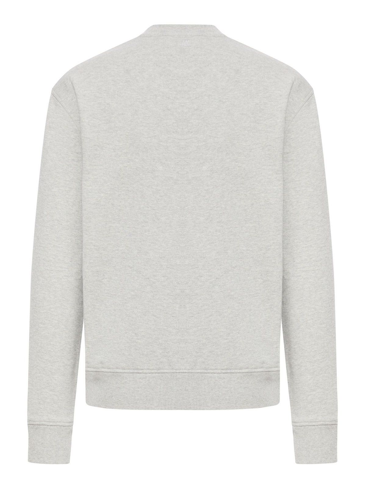 AMI Paris Logo Embroidered Crewneck Sweatshirt