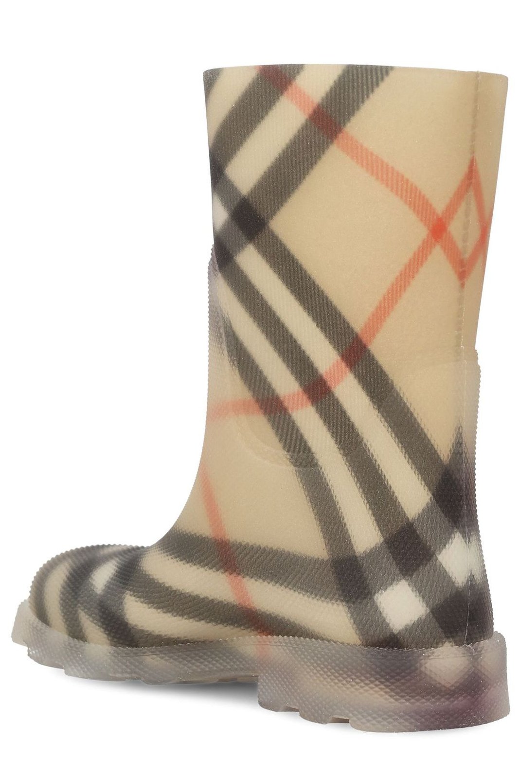 Burberry Kids Marsh Checked Slip-On Ankle Boots