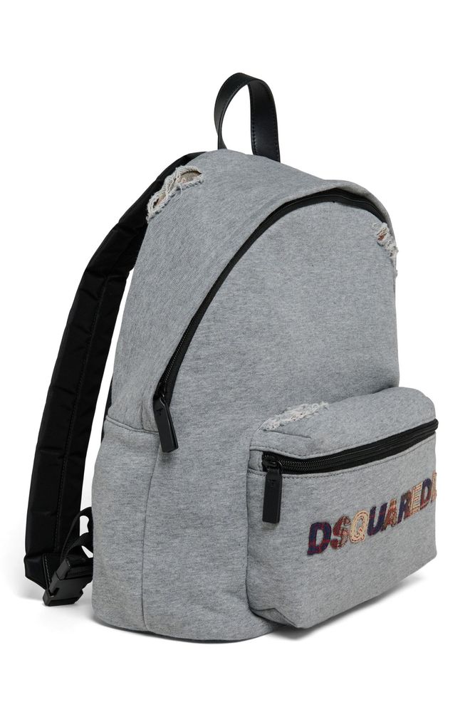 Dsquared 2 kids 디스트레스트 지퍼업 백팩