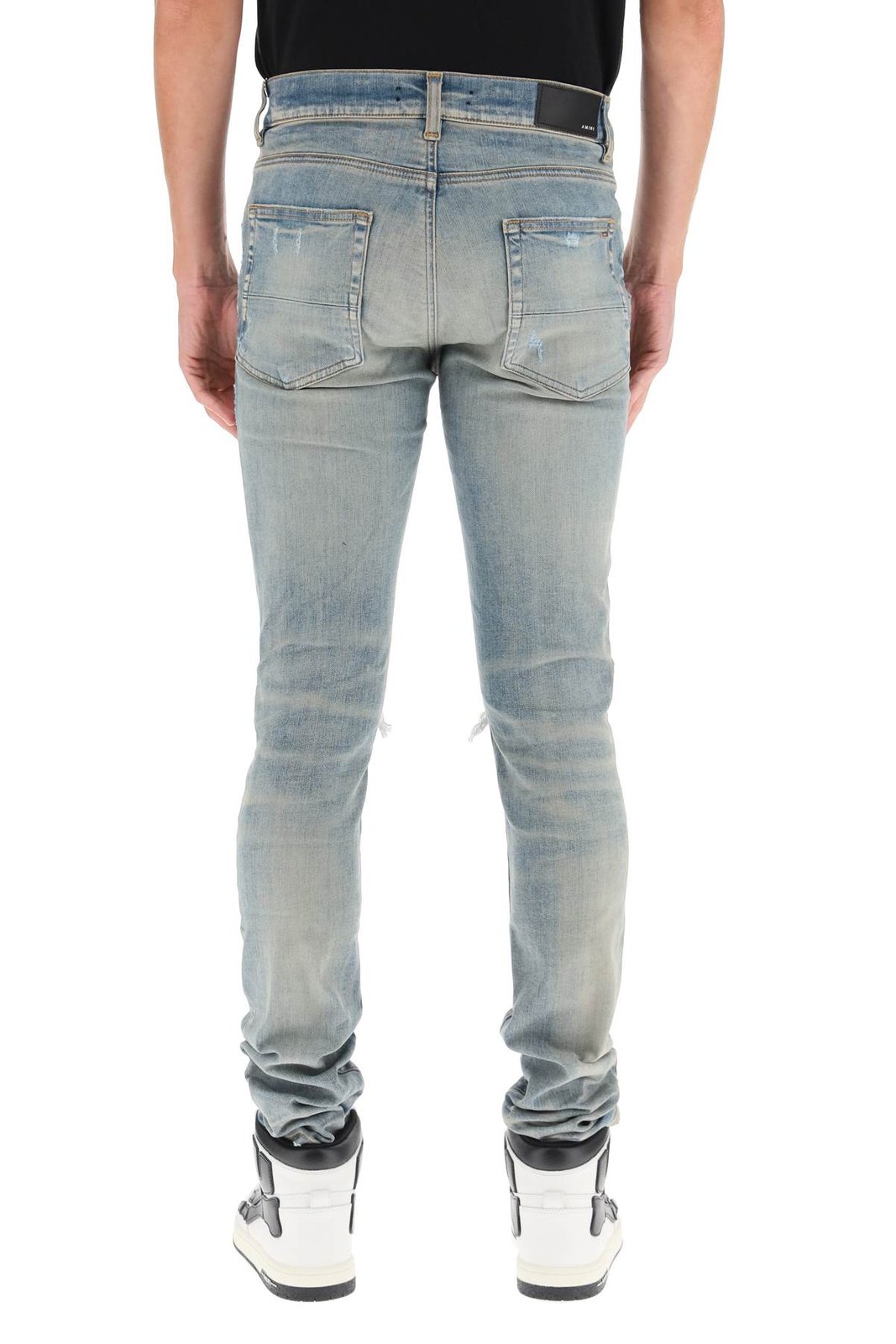 Amiri Mx1 Distressed Skinny Jeans