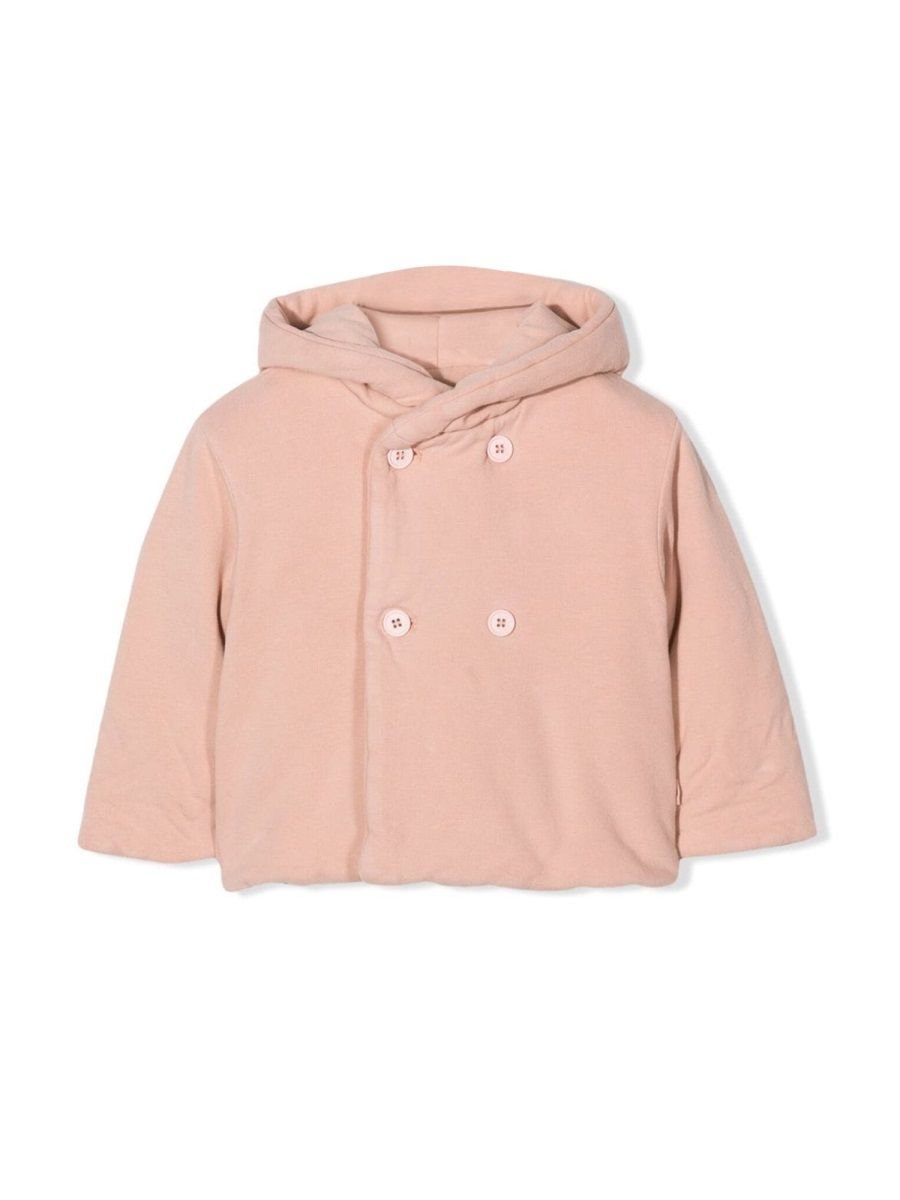 Teddy & Minou Double-Breasted Hooded Coat