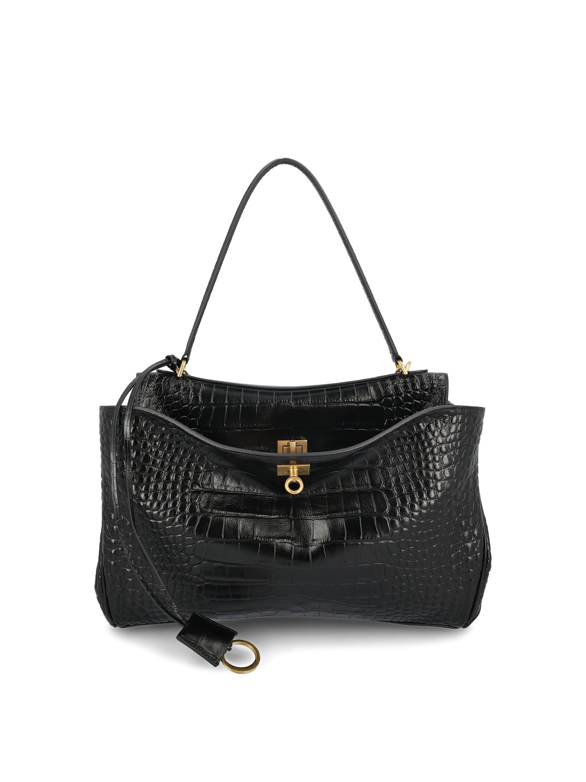 Balenciaga Rodeo Embossed Medium Handbag