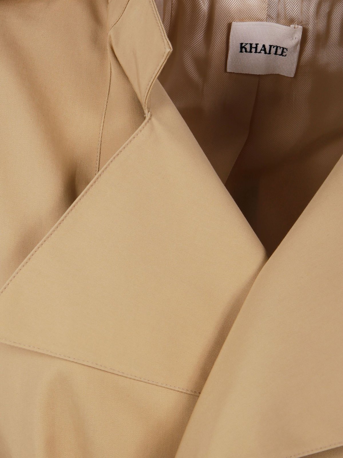 【VIP価格】KHAITE Maxwell Trench Coat Maxwell Trench in Wheat – KHAITE