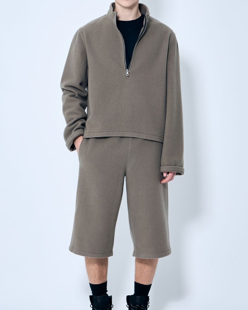 Rier フリースショーツ（ブラウン） Rier フリースショーツ（ブラウン） Rier フリースパンツ | ブラウン