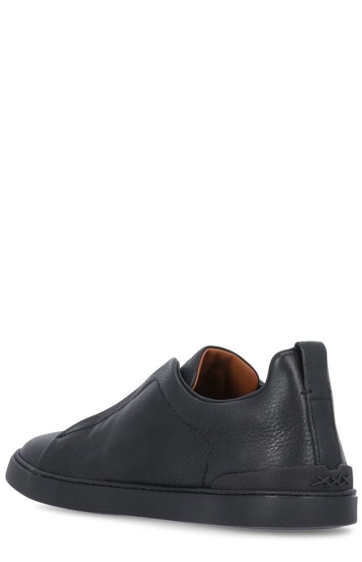 Zegna Triple Stitch Slip-On Sneakers