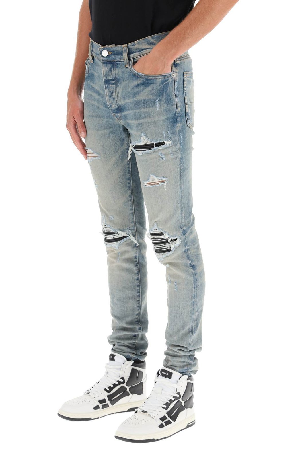Amiri Mx1 Distressed Skinny Jeans