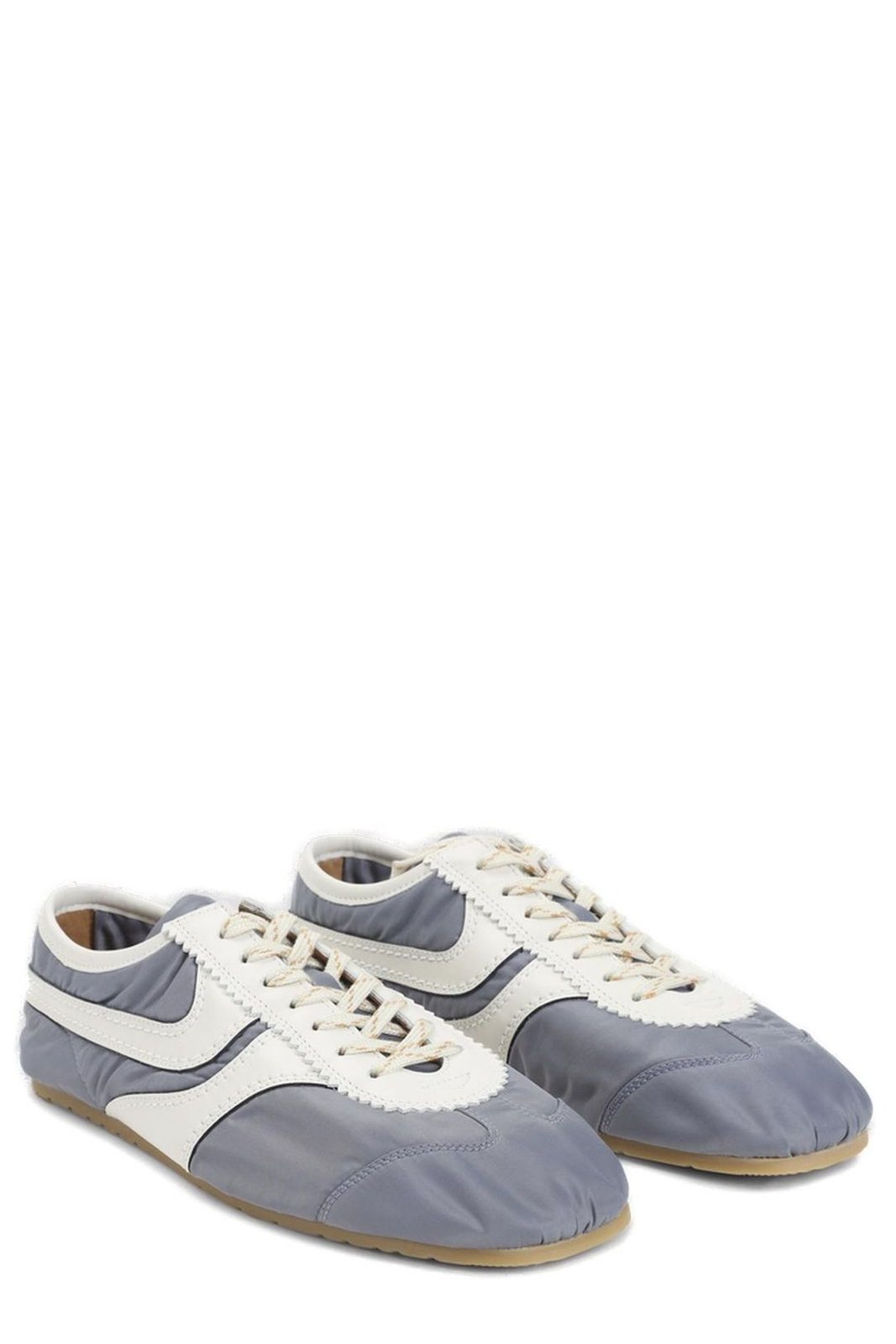 Dries Van Noten Round Toe Lace-Up Sneakers