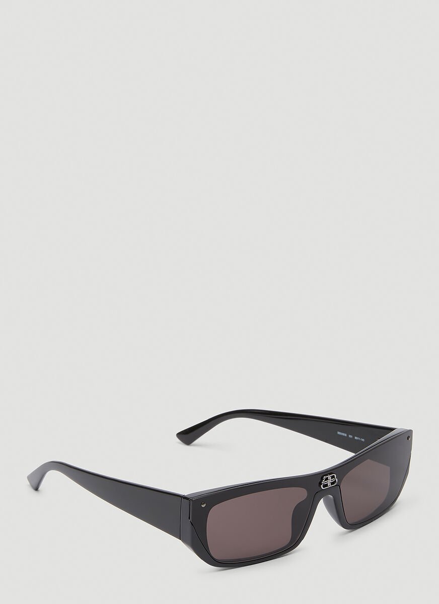 Balenciaga Eyewear Shield Rectangular Frame Sunglasses – Cettire