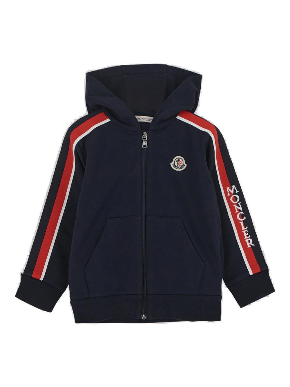 Moncler Enfant Zip-Up Long-Sleeved Hoodie