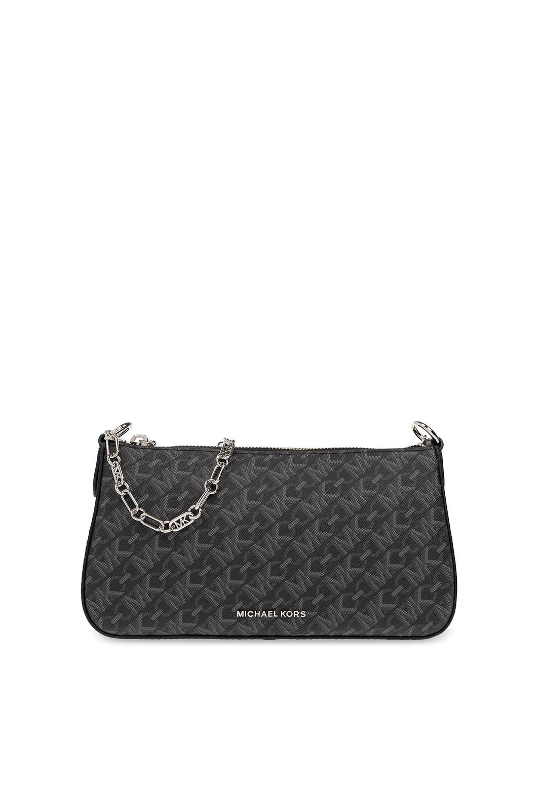 Michael Michael Kors Monogram Printed Chain Linked Shoulder Bag 