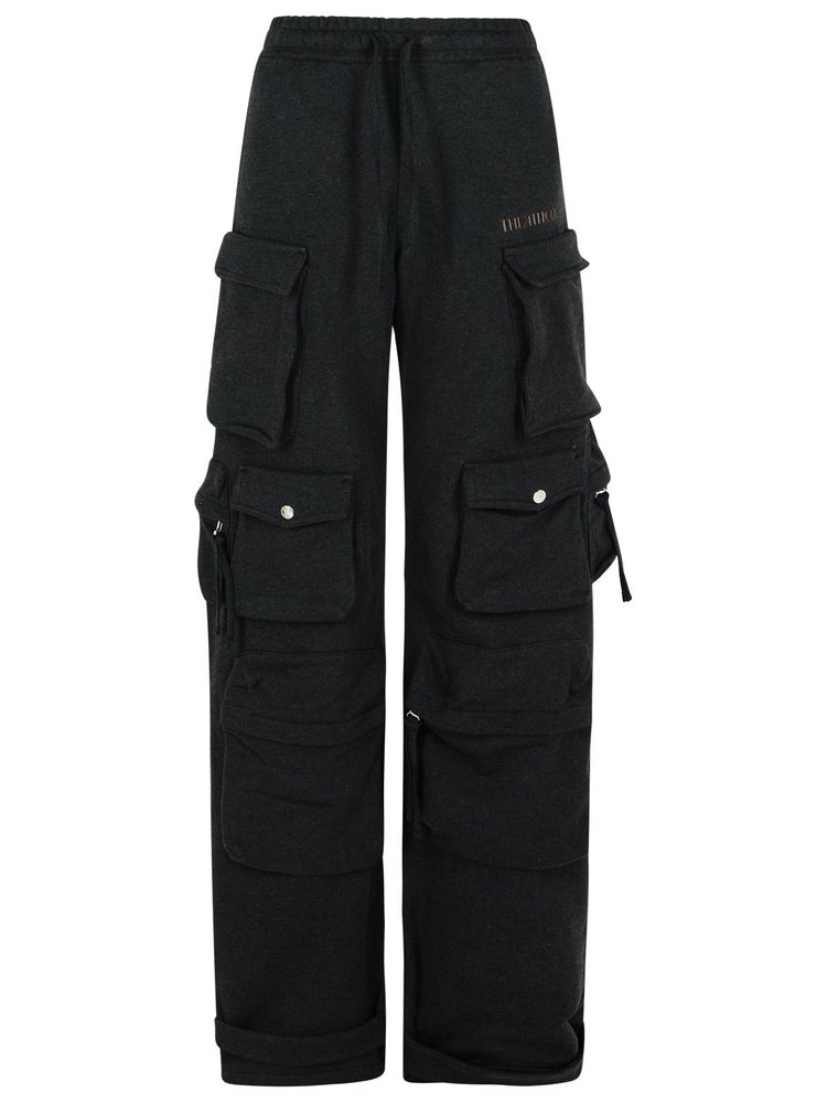 パンツ THE ATTICO FW25 'Fern' pants (251WCP00260 081) THE ATTICO Fern Cargo in Stained Green Camouflage | FWRD