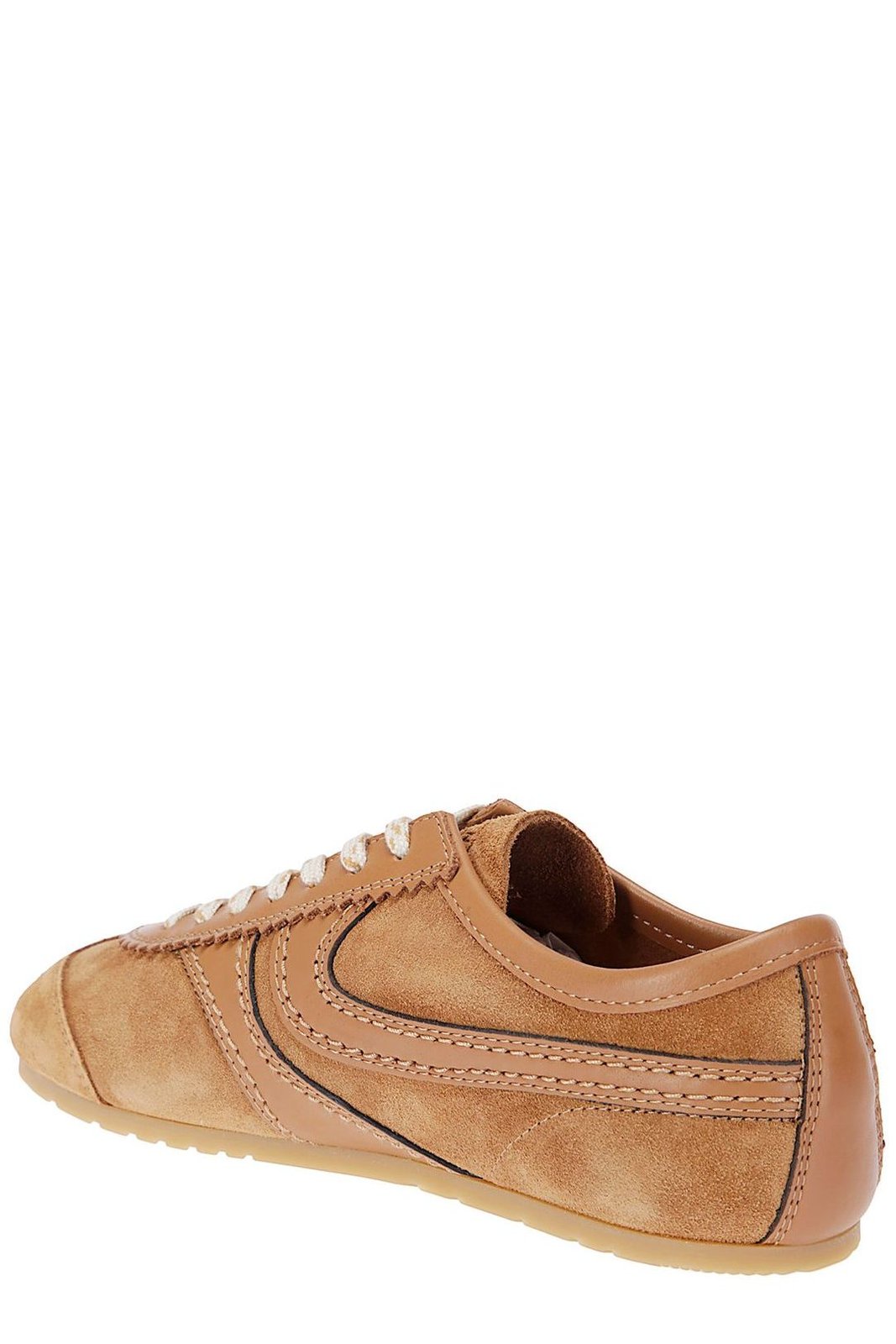 Dries Van Noten Round Toe Lace-Up Sneakers