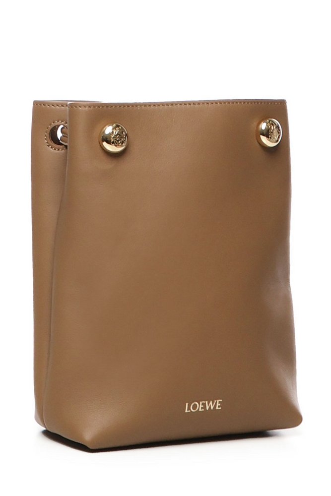 【LOEWE】ロゴプリントポーチ ◇国内直営◇【LOEWE】ドローストリング ポーチ スモール (LOEWE