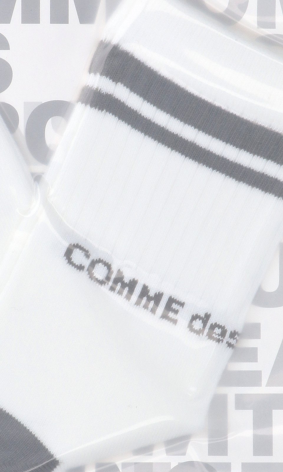 Comme des Garçons Homme Plus Logo Intarsia Ribbed Socks