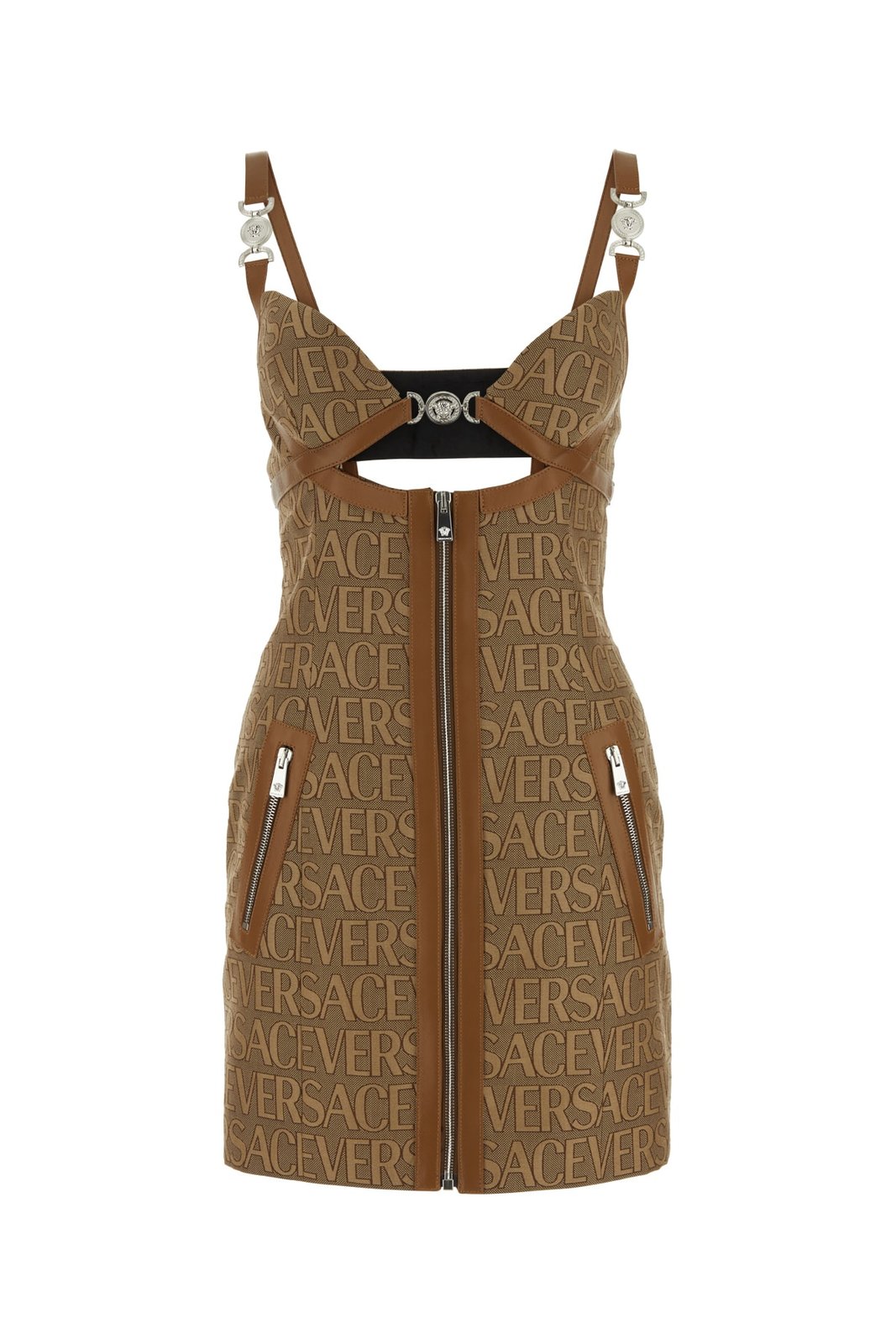 versace cut out dress Midi dress with cut out details brand VERSACE JEANS COUTURE Globalbrandsstore.com/en