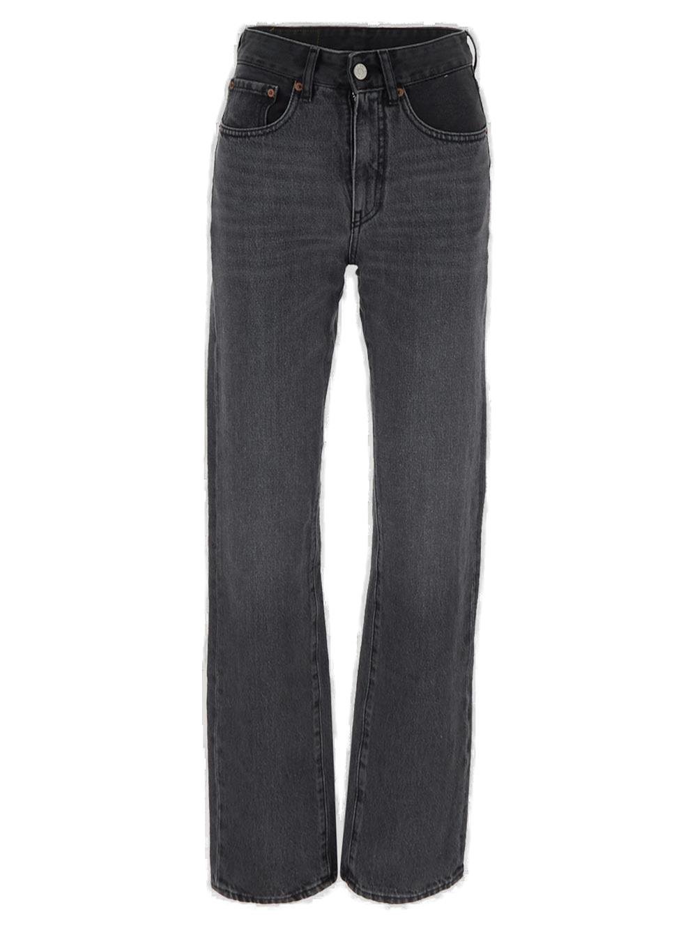 MM6 Maison Margiela Logo Patch Slim Cut Jeans