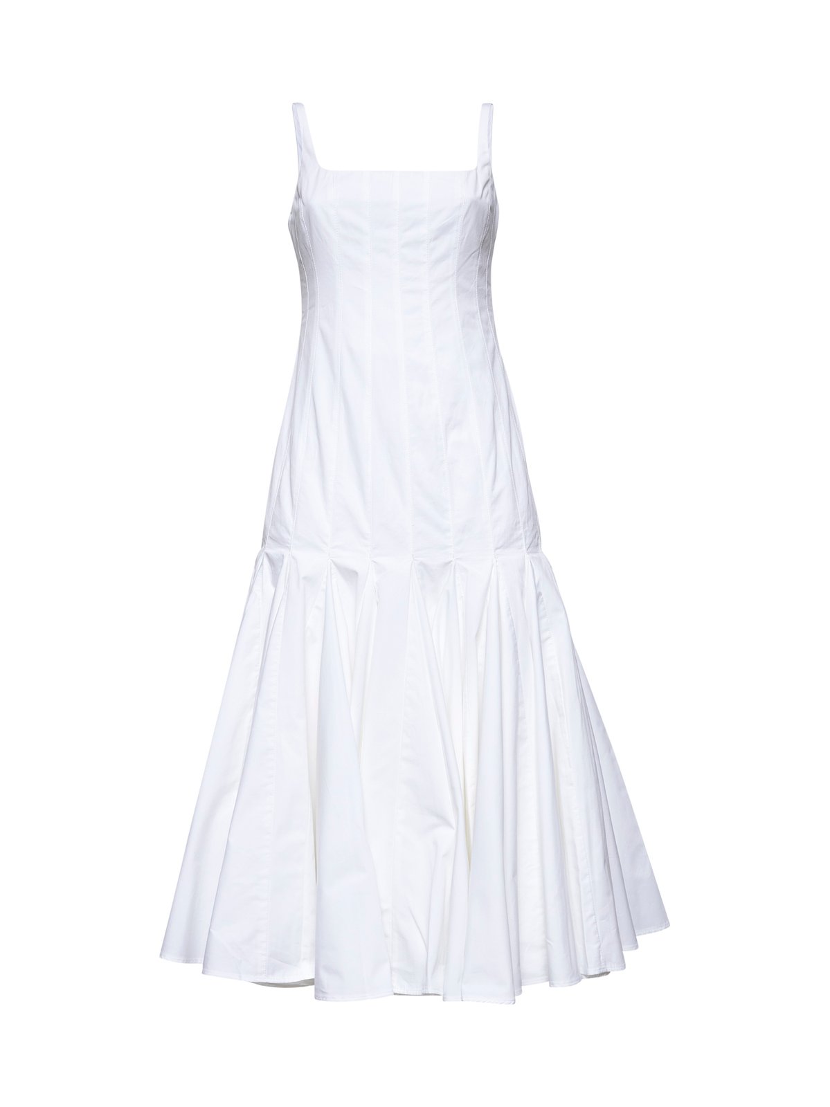 Jacquemus La Robe Agave Sleeveless Midi Dress
