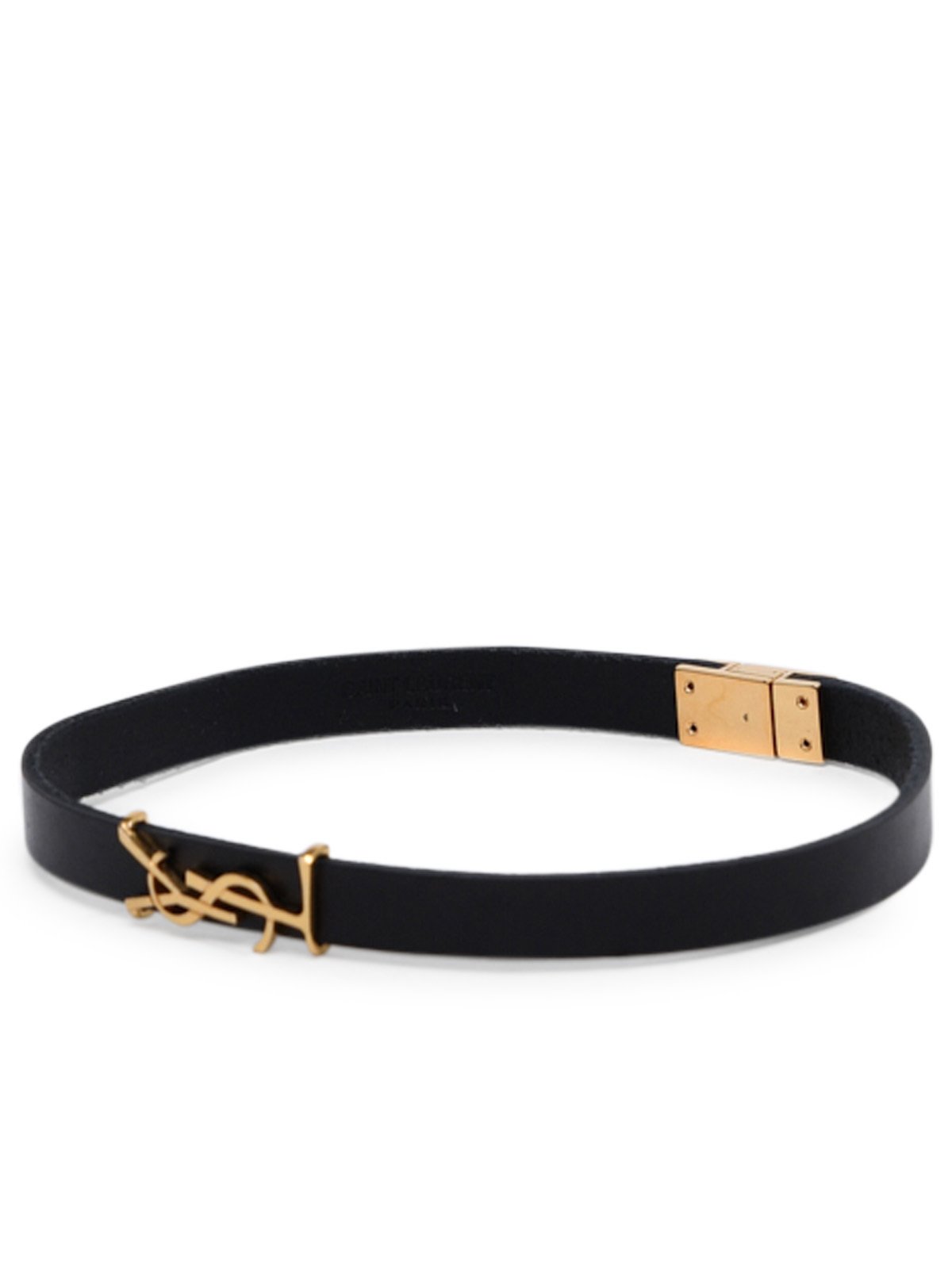 Saint Laurent Logo Plaque Bracelet