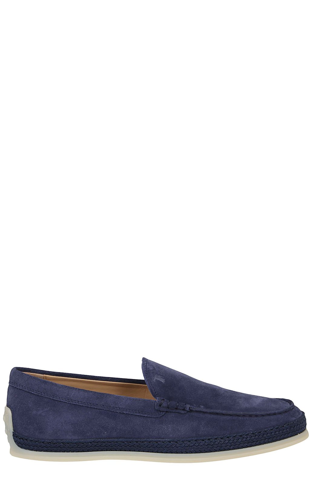 Tod's Round Toe Slip On Loafers