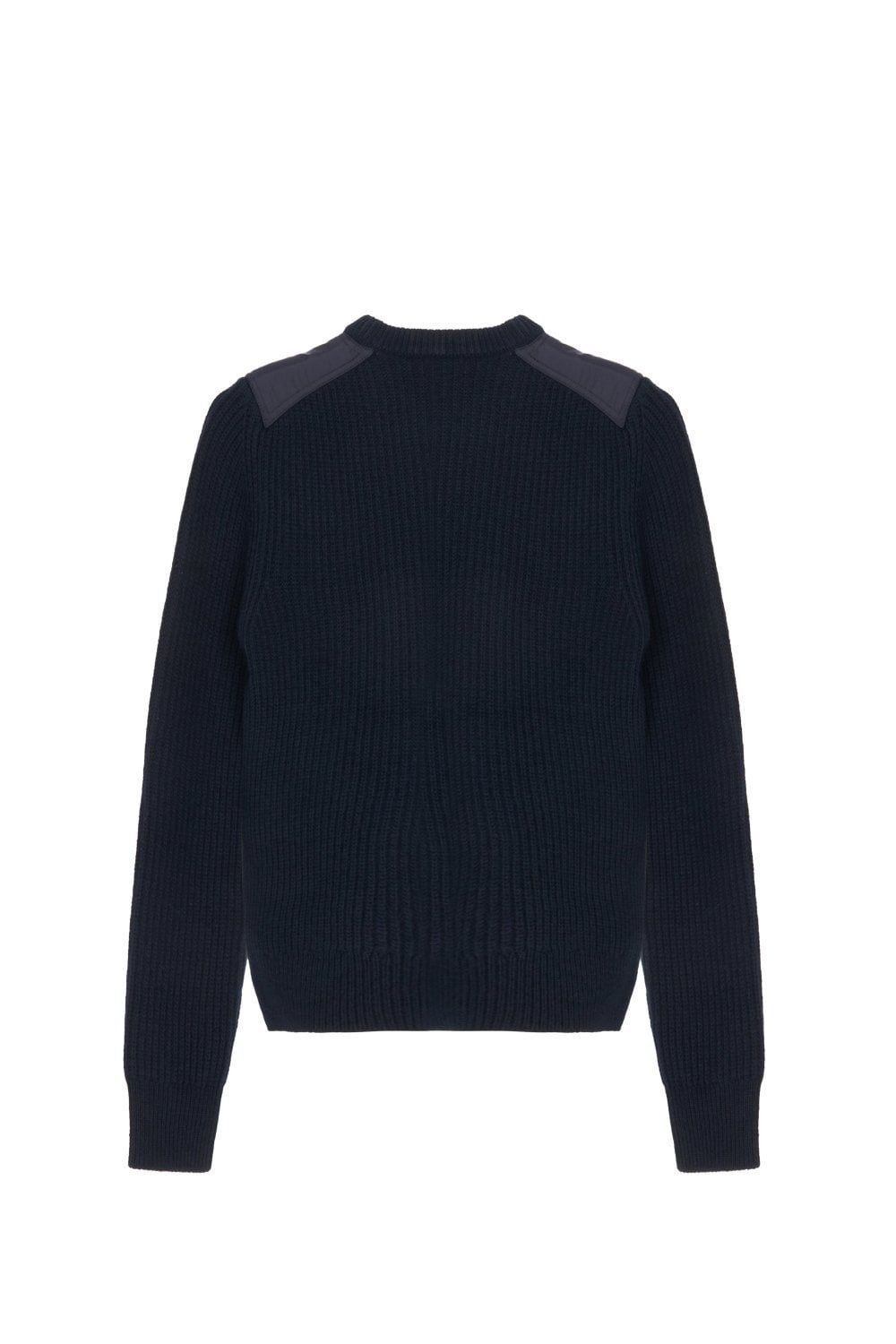 Moncler Enfant Logo Patch Crewneck Jumper