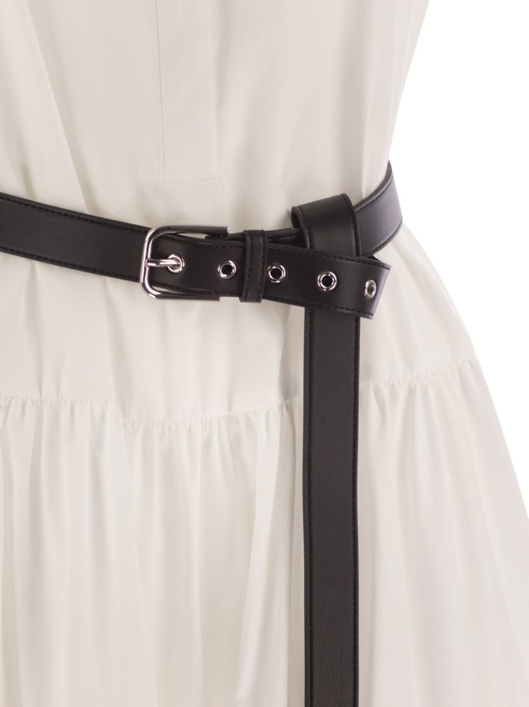 Max Mara Studio Bairo Belted Sleeveless Dress – Cettire